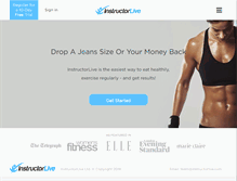 Tablet Screenshot of instructorlive.com